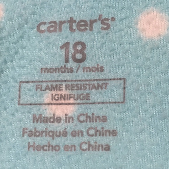 2 Carter’s Footed Onesies Sleepers - Picture 4 of 8